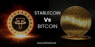 What are stablecoins and how do they differ from other cryptocurrencies like Bitcoin?